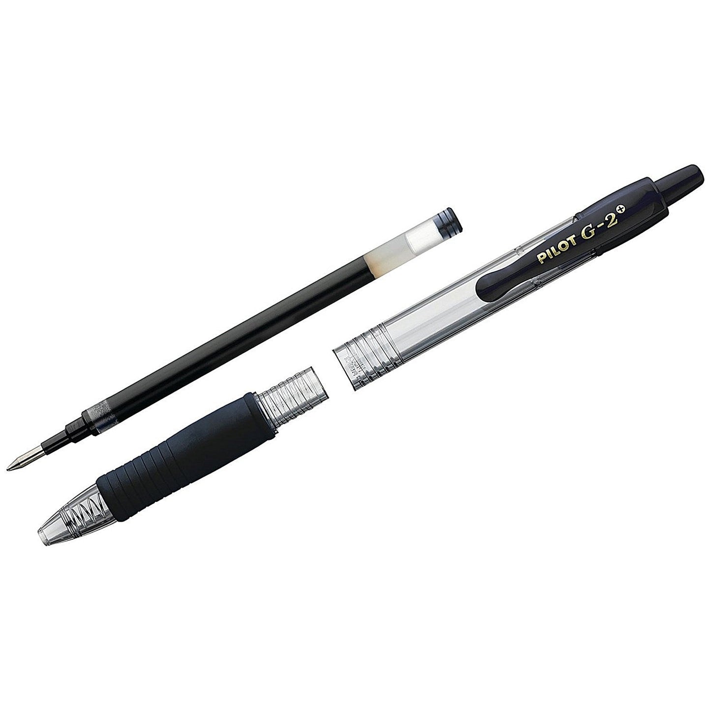 Pilot G-2 Plus Begreen Gel Ink Rollerball Medium Black (Pack of 12)