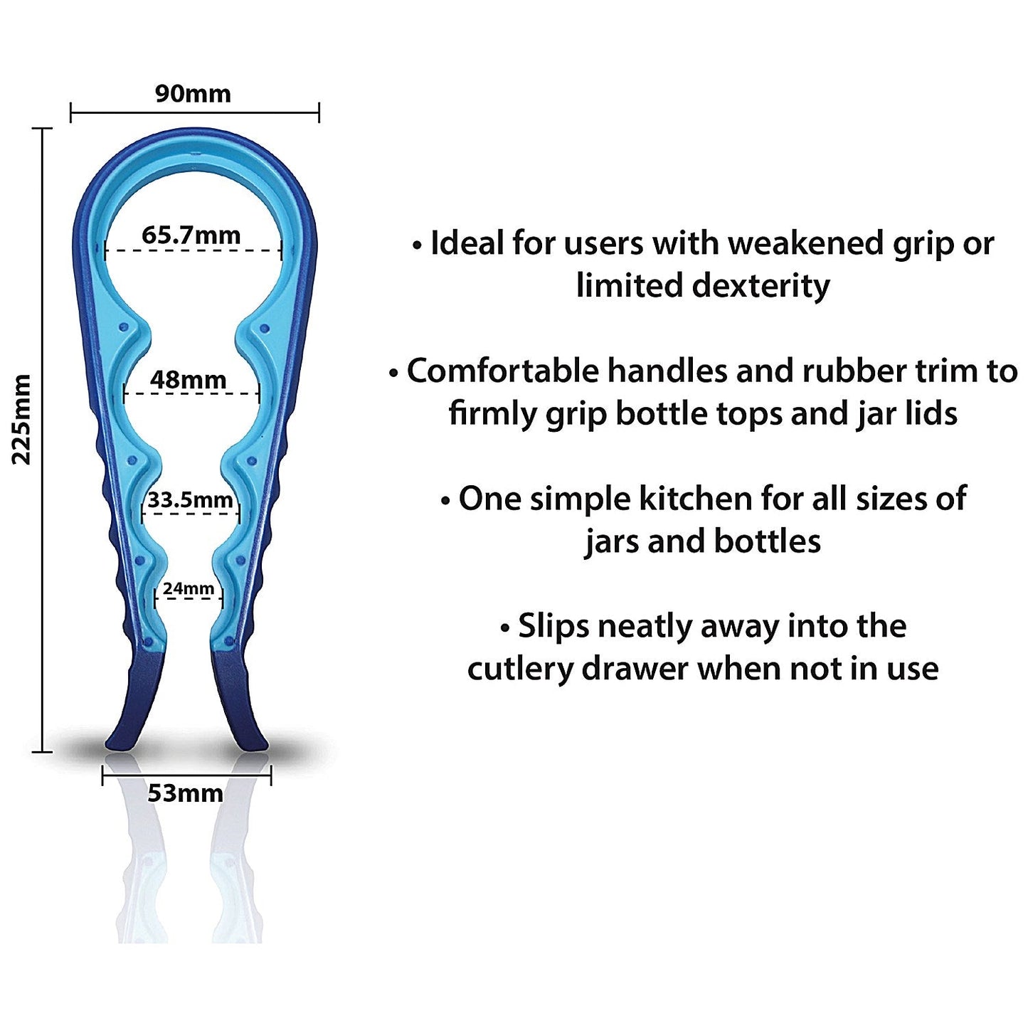 Aidapt Universal Jar and Bottle Opener