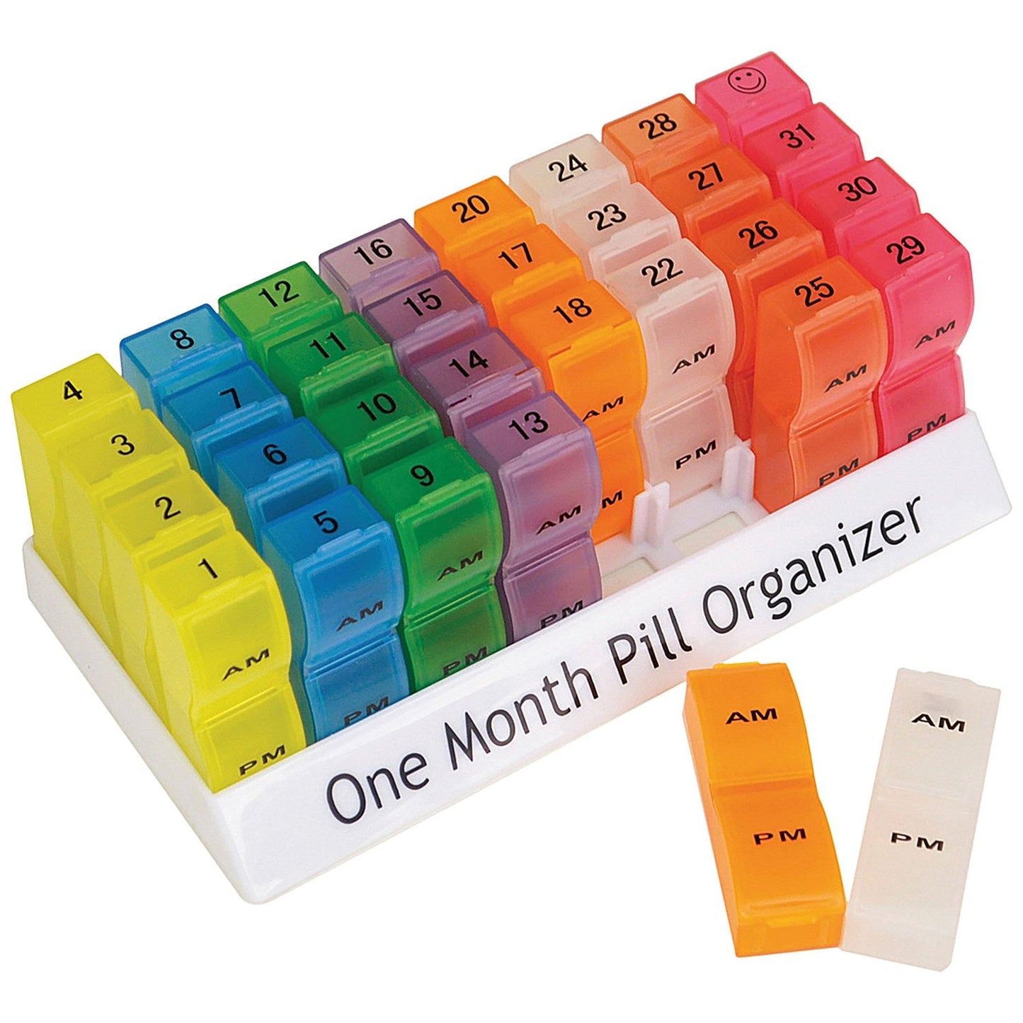 Aidapt Colourful One Month Pill Organiser Easy2Order : PIA71760