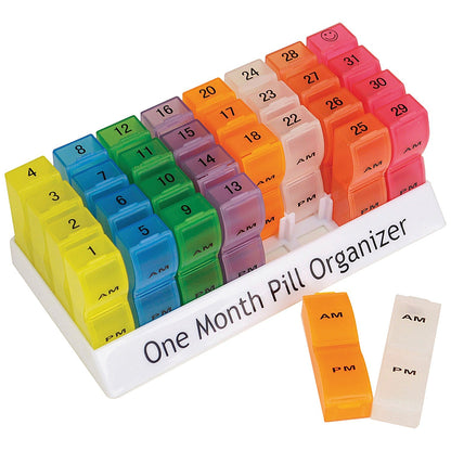 Aidapt Colourful One Month Pill Organiser Easy2Order : PIA71760