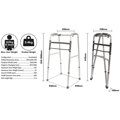 Aidapt Folding Walking Frame