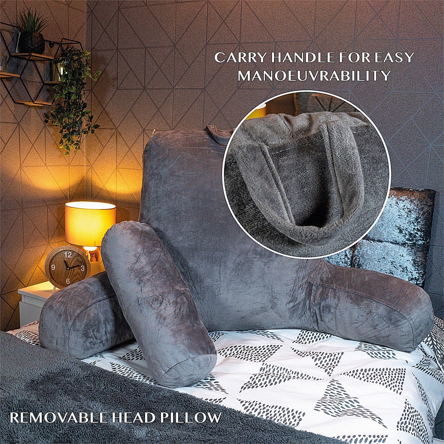 Aidapt Reading Pillow with Head Rest and Back Support