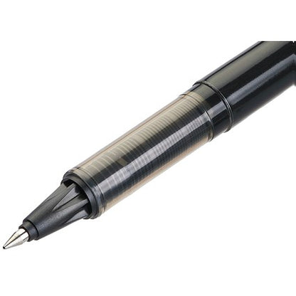 Pilot VB5 Rollerball Pen, 0.5mm Tip, 0.3mm Line, Black, Pack of 12
