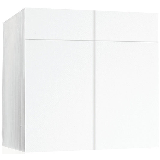 Poppies Pop In Napkins, 8 Fold, 40cm, White, Pack of 500 Easy2Order : PIE32705