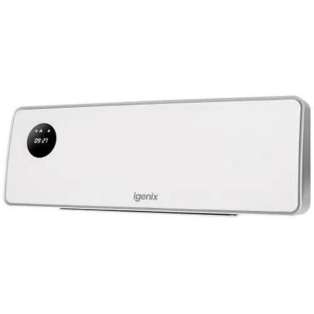 Igenix 2kW Wall Mounted PTC Downflow Fan Heater, White