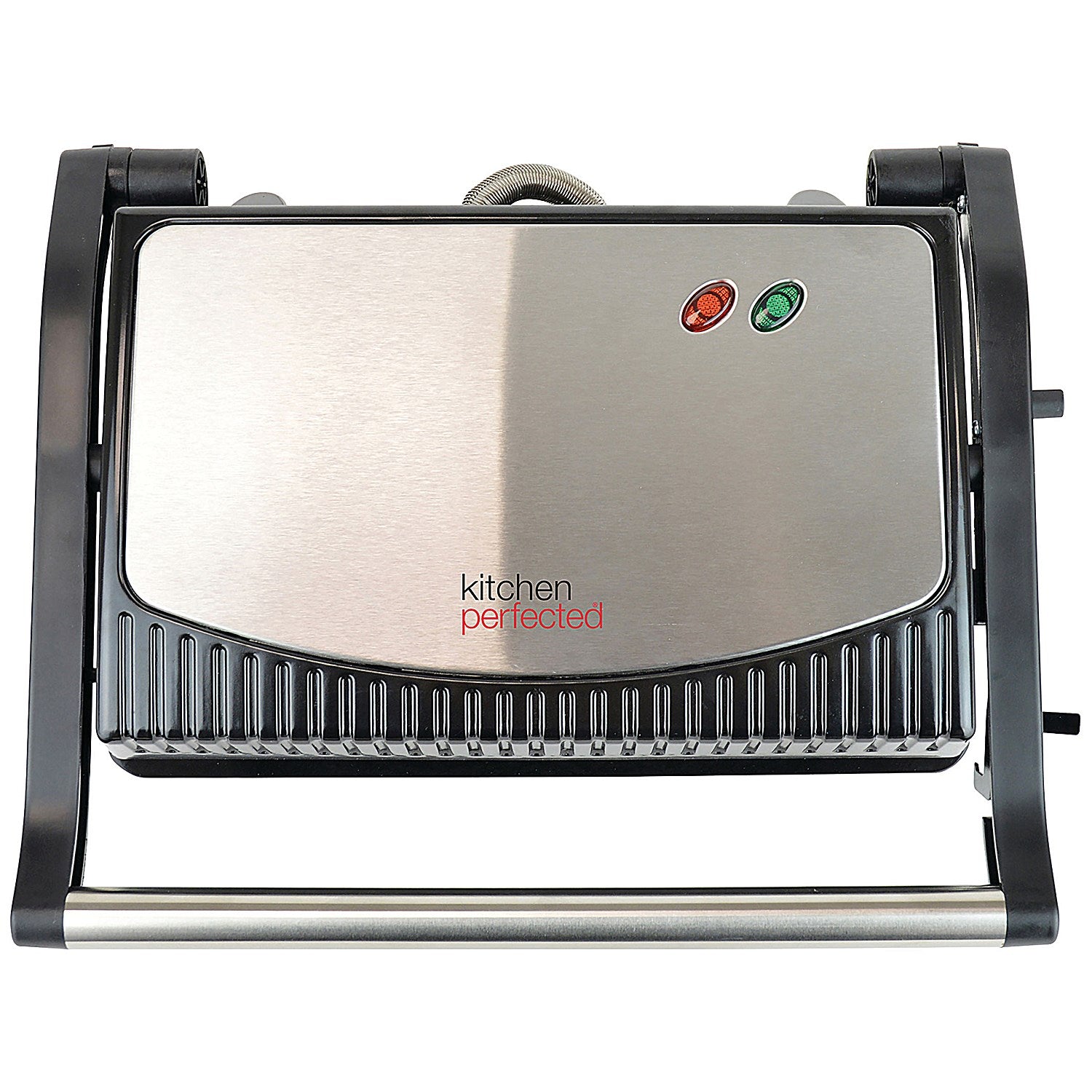 Lloytron KitchenPerfected Health Grill/Panini Press Black/Steel