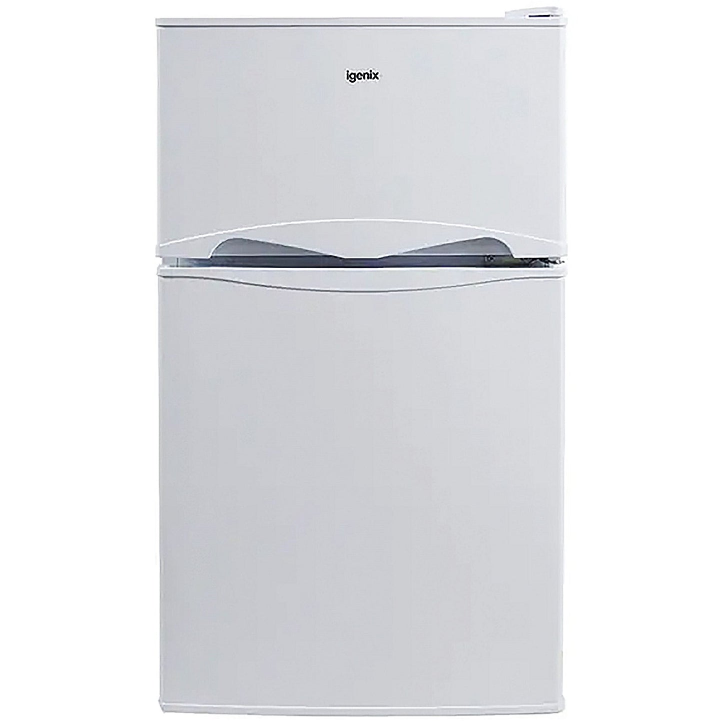 Igenix White Freestanding Undercounter Fridge Freezer, 47cm, 61 Litres Fridge, 26 Litres Freezer