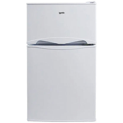 Igenix White Freestanding Undercounter Fridge Freezer, 47cm, 61 Litres Fridge, 26 Litres Freezer