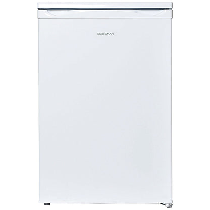Statesman White Freestanding Undercounter Larder Fridge, 55cm, 131 Litres
