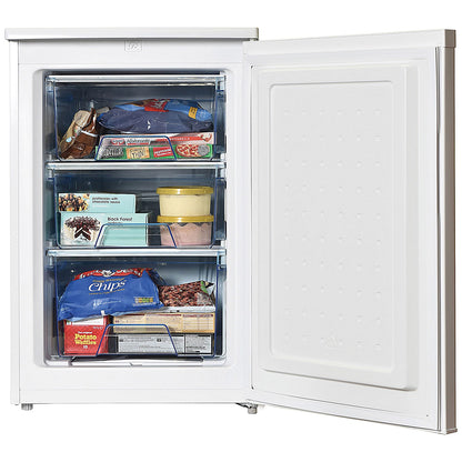 Statesman White Freestanding Undercounter Freezer, 55cm, 86 Litres