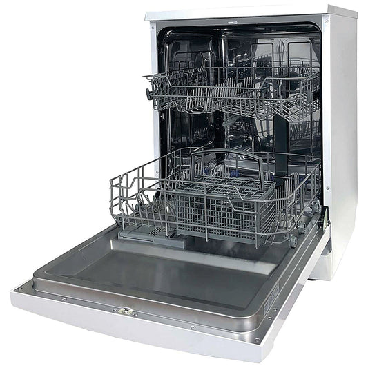 Statesman White Fullsize Freestanding Dishwasher, 12 Place Setting