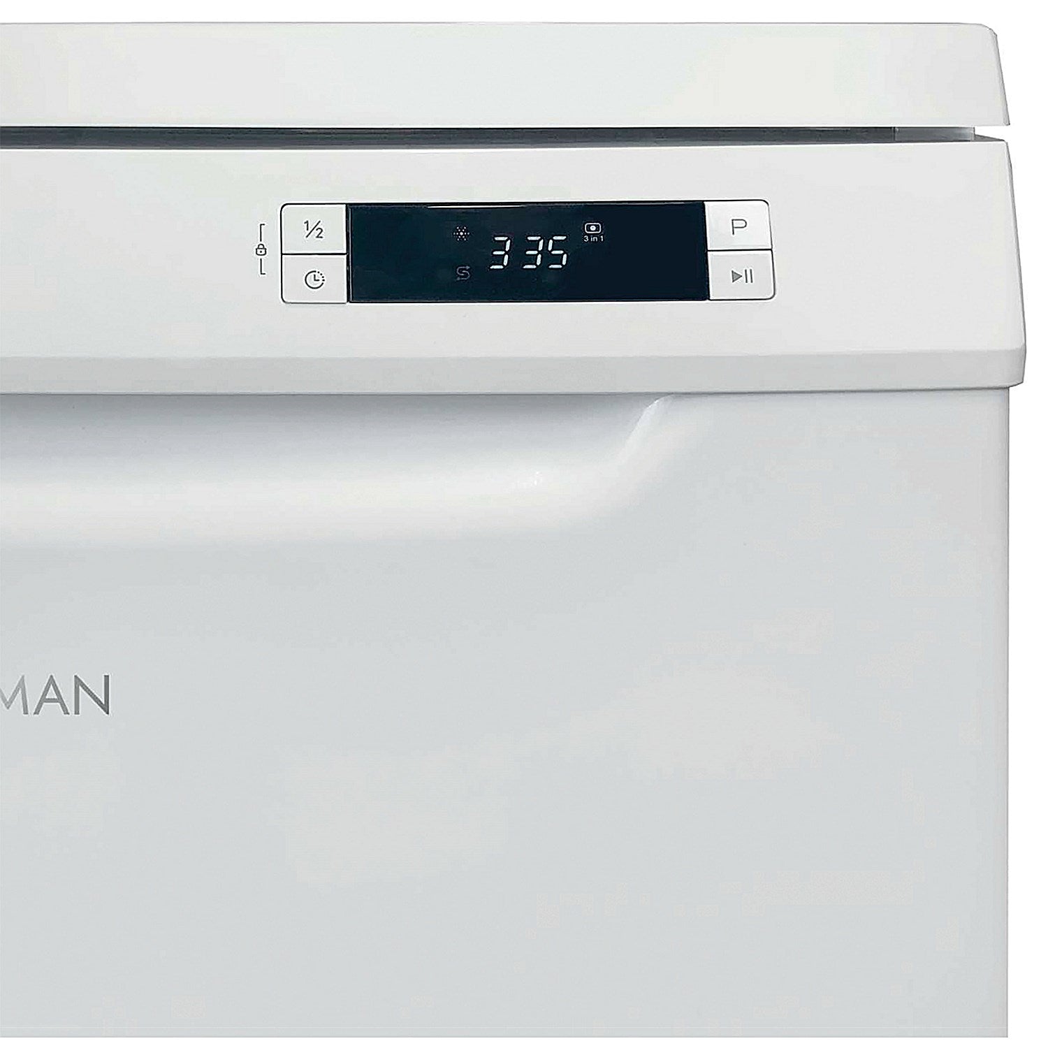 Statesman White Fullsize Freestanding Dishwasher, 12 Place Setting