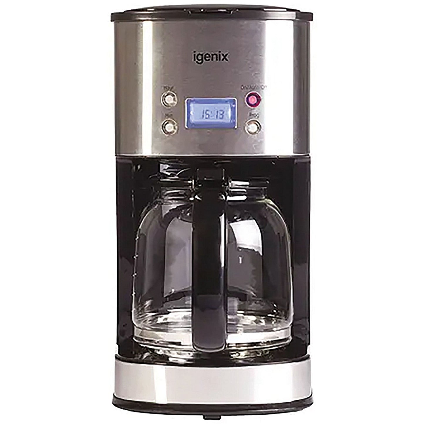 Igenix Digital 10 Cup Coffee Maker, Silver