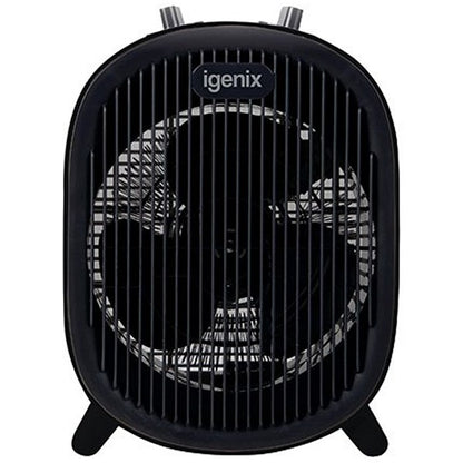Igenix 2kW Upright Fan Heater, Black