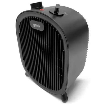 Igenix 2kW Upright Fan Heater, Black