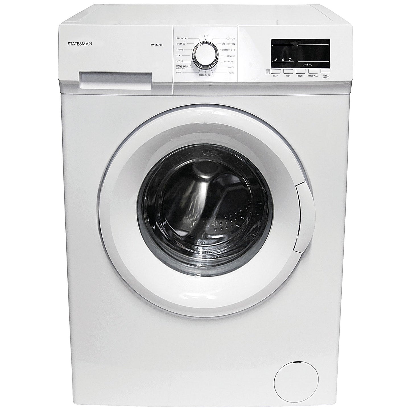 Statesman Washing Machine 7kg 1400rpm White