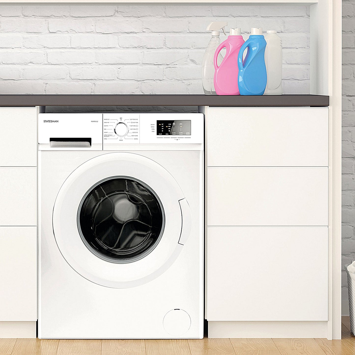 Statesman Washing Machine 7kg 1400rpm White