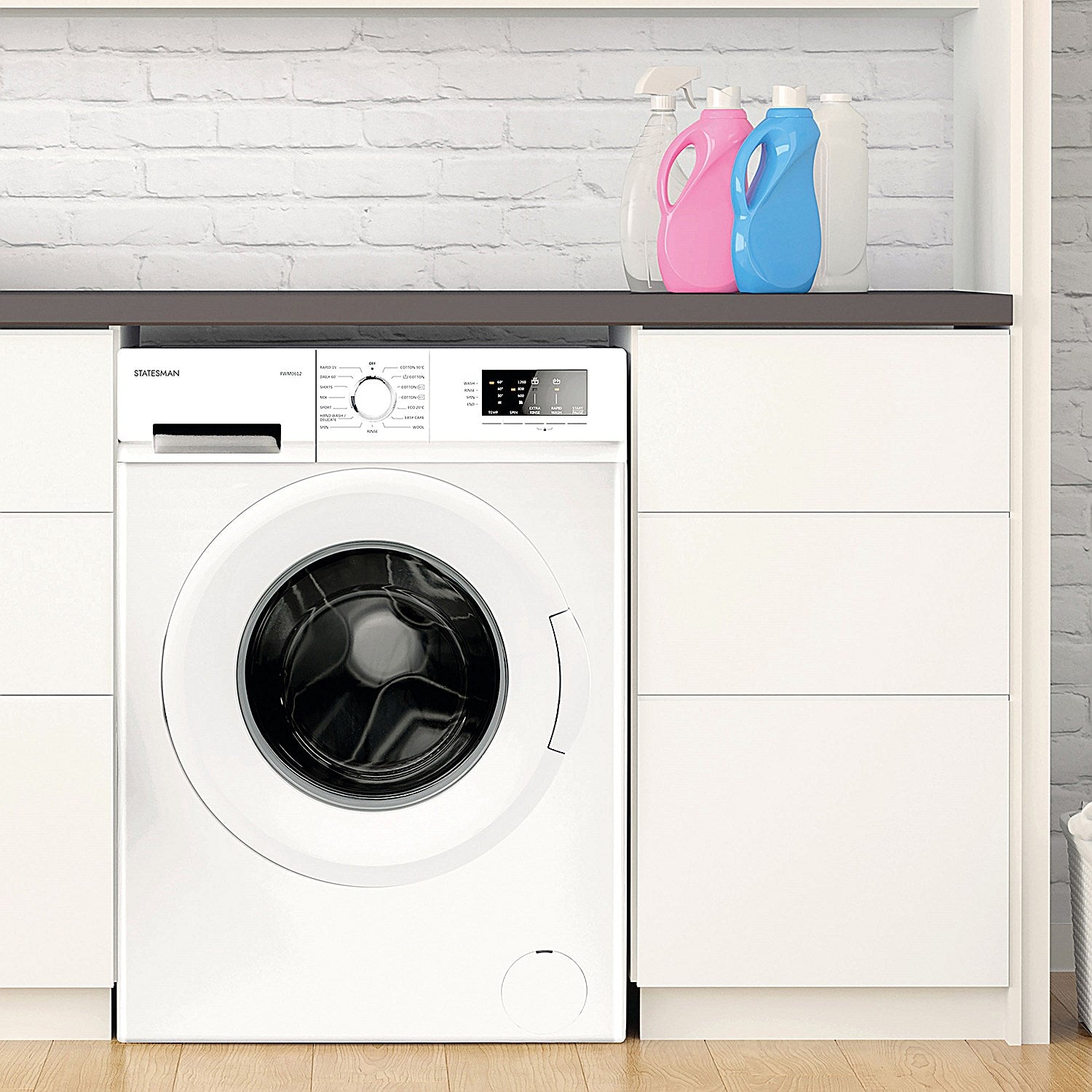 Statesman Washing Machine 7kg 1400rpm White