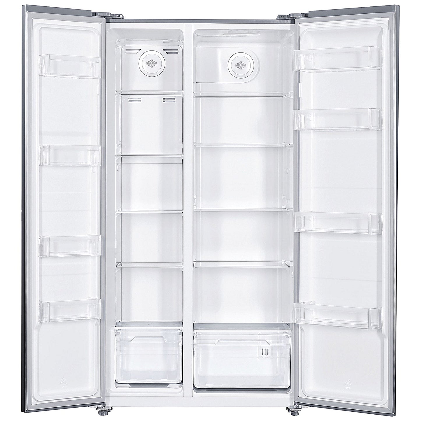 Statesman American Side by Side Fridge Freezer, 347 Litre Fridge, 185 Litre Freezer, Stainless Steel