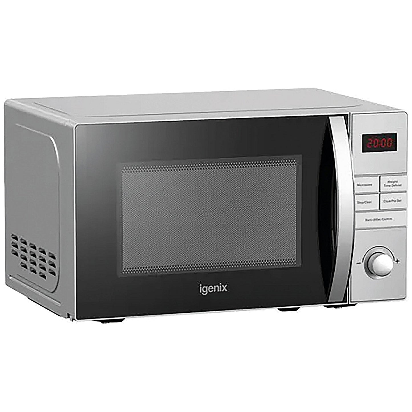 Igenix Stainless Steel Digital Microwave, 800W, 20 Litre