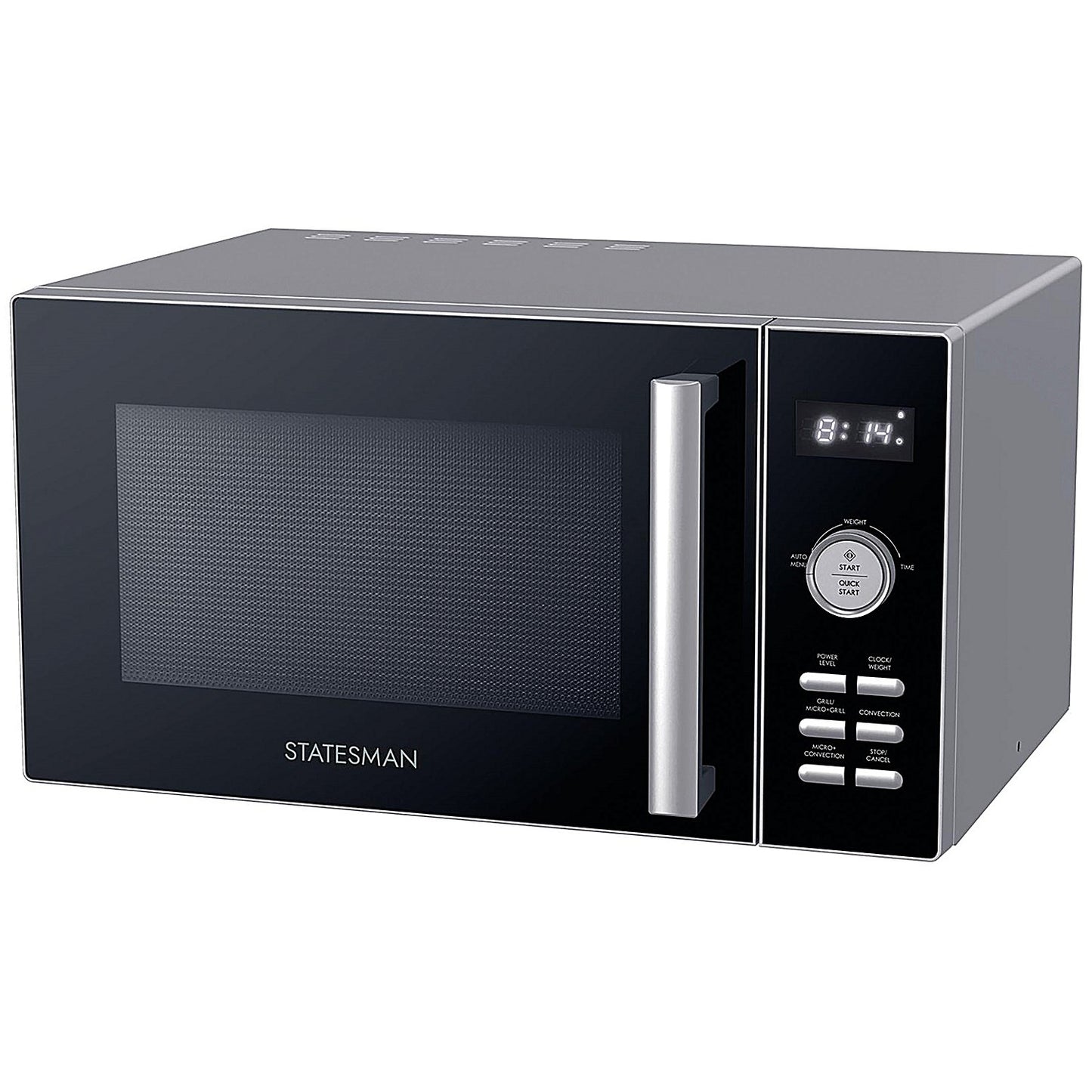 Statesman Silver Digital Combination Microwave, 900W, 30 Litre