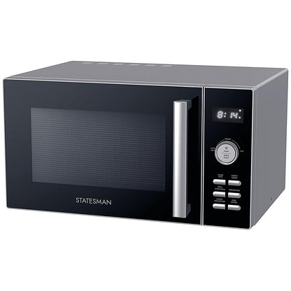 Statesman Silver Digital Combination Microwave, 900W, 30 Litre