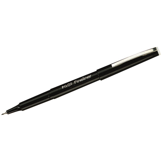 Pilot Fineliner Pen, Medium, 0.4mm Line, Black, Pack of 12 Easy2Order : PISWPPFBK
