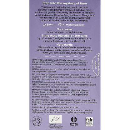 Pukka Gorgeous Earl Grey Tea, Pack of 20