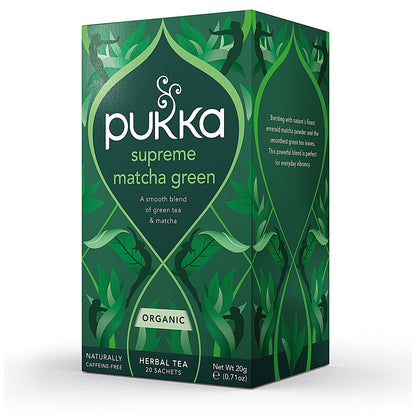 Pukka Supreme Matcha Green Tea, Pack of 20