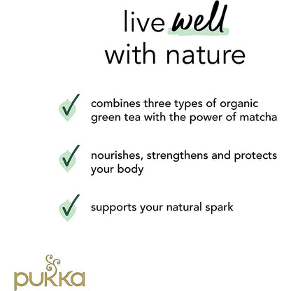 Pukka Supreme Matcha Green Tea, Pack of 20