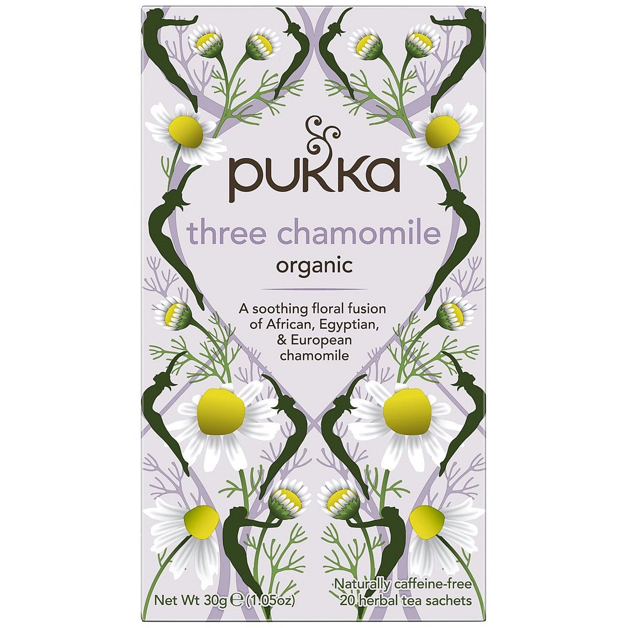 Pukka Three Chamomile Organic Tea Bags, Pack of 20