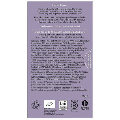 Pukka Three Chamomile Organic Tea Bags, Pack of 20