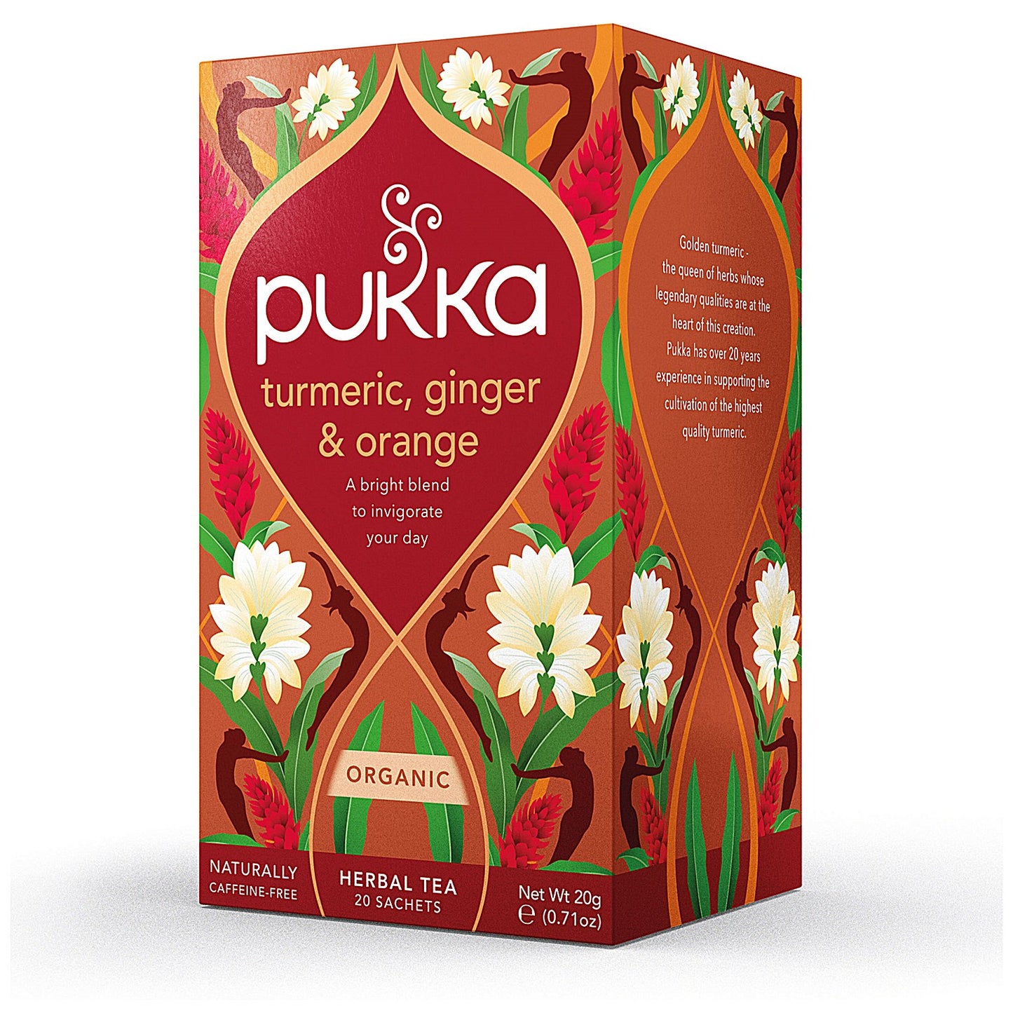 Pukka Turmeric Active Organic Tea Bags, Pack of 20
