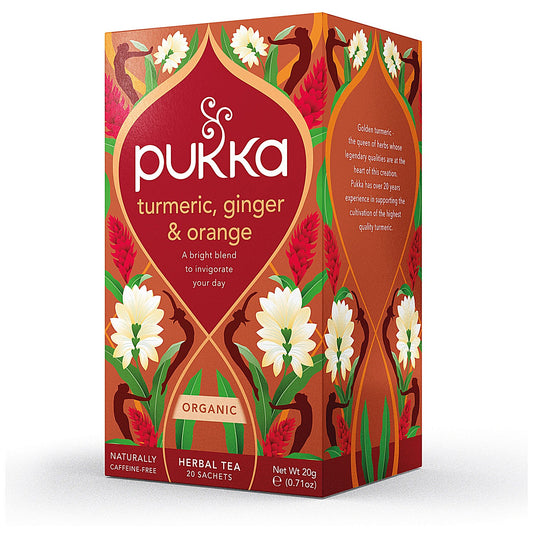Pukka Turmeric Active Organic Tea Bags, Pack of 20