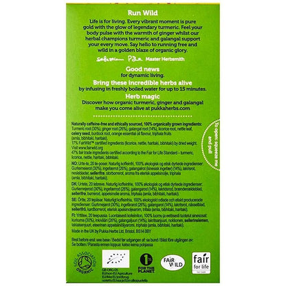 Pukka Turmeric Active Organic Tea Bags, Pack of 20