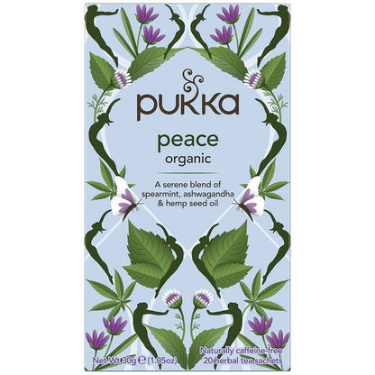 Pukka Peace Organic Tea Bags, Pack of 20