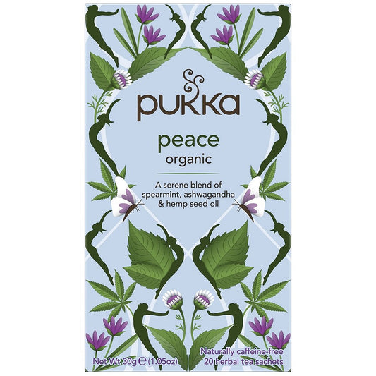 Pukka Peace Organic Tea Bags, Pack of 20