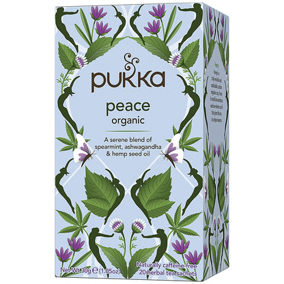 Pukka Peace Organic Tea Bags, Pack of 20