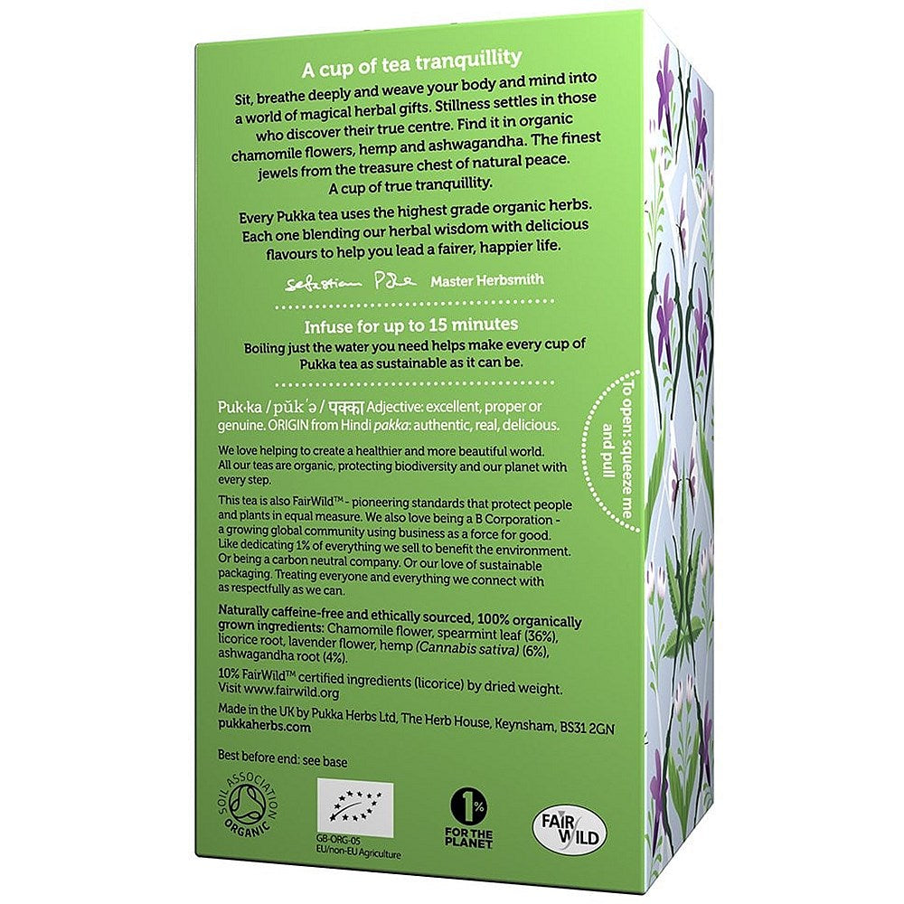 Pukka Peace Organic Tea Bags, Pack of 20