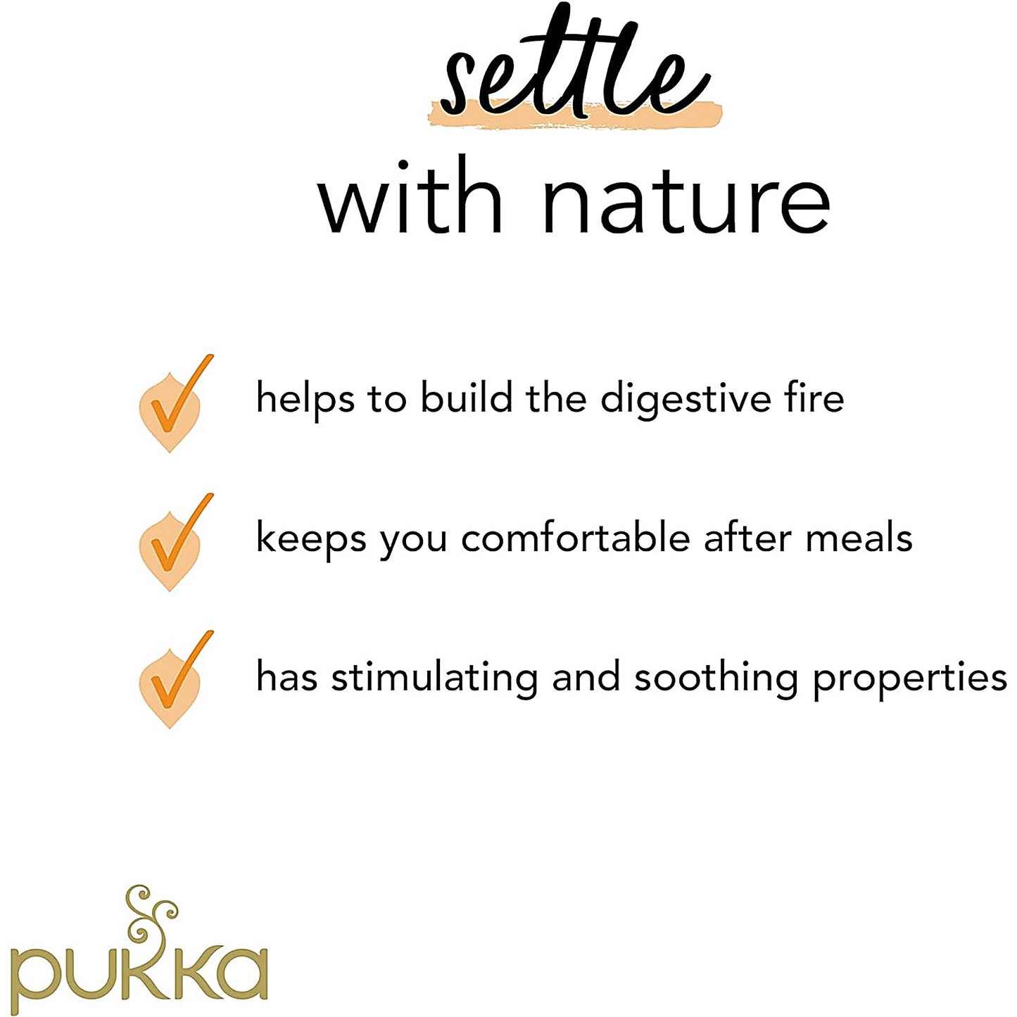 Pukka Three Ginger Organic Tea Bags, Pack of 20