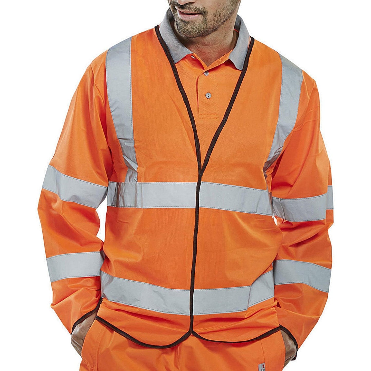 Beeswift Long Sleeve Jerkin, Orange, Small Easy2Order : PKJENGORS