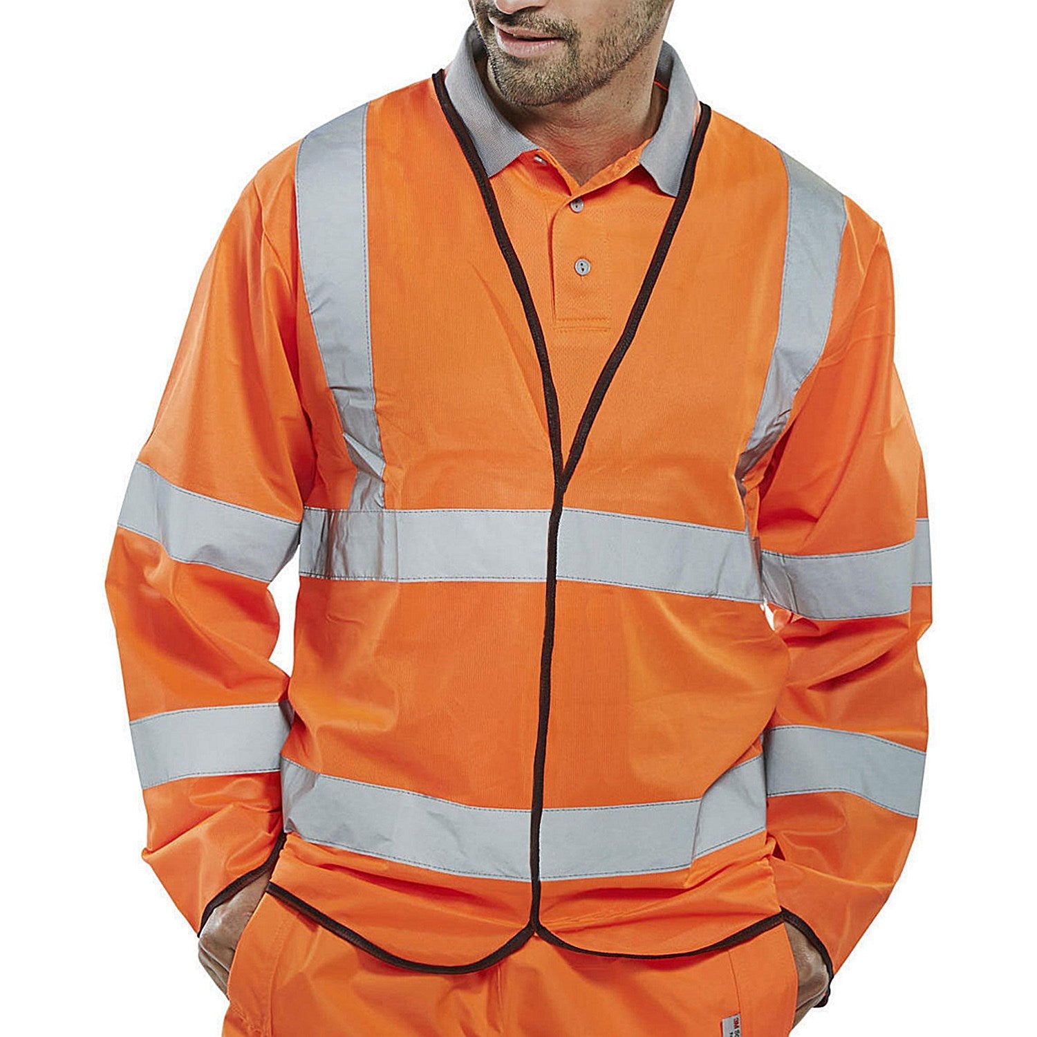 Beeswift Long Sleeve Jerkin, Orange, XL Easy2Order : PKJENGORXL