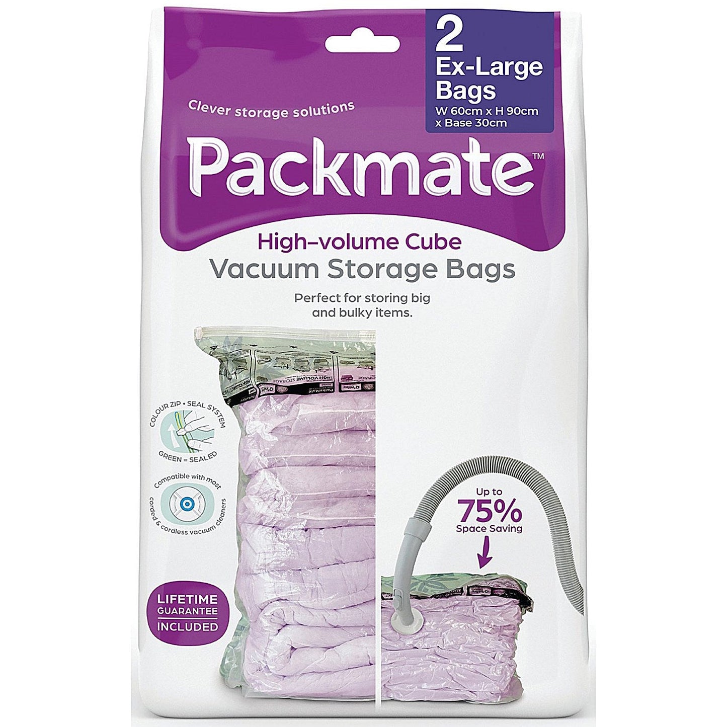 Packmate Extra Large Volume Vacuum Storage Bags (Pack of 2)