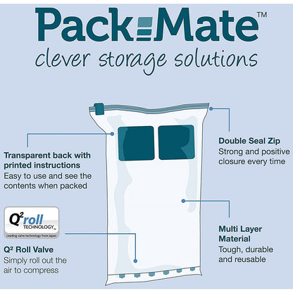 Packmate Small Roll Vacuum Storage Bags (Pack of 5)