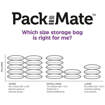 Packmate Large Volume Vacuum Storage Bags (Pack of 2) Easy2Order : PKM13455