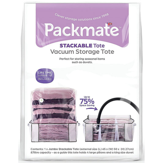 Packmate Jumbo Stackable Vacuum Tote