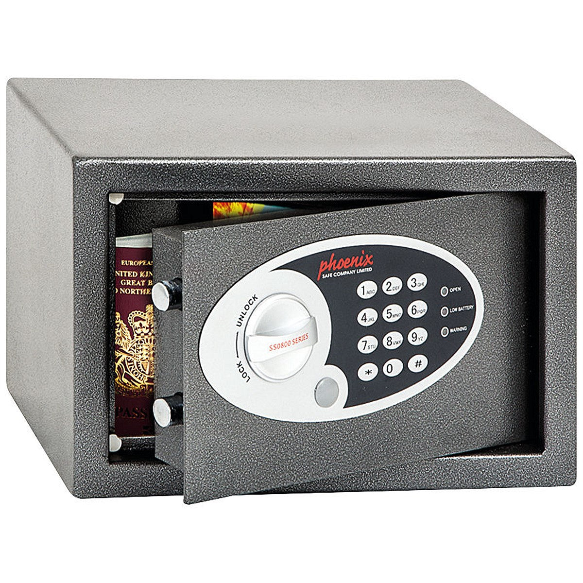Phoenix Compact Home or Office Safe, Electronic Lock, 6kg, 10 Litre Capacity