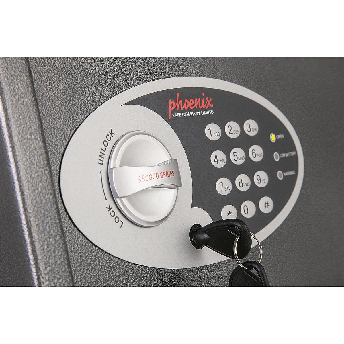 Phoenix Compact Home or Office Safe, Electronic Lock, 6kg, 10 Litre Capacity