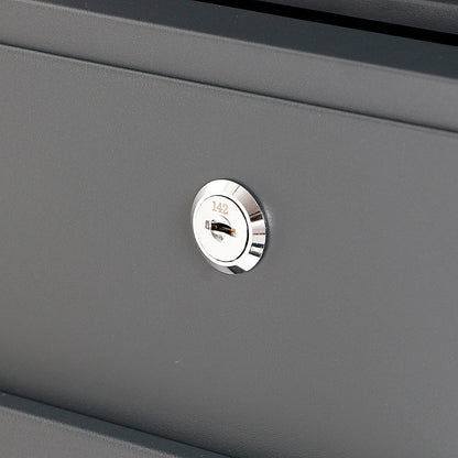 Phoenix Estilo Top Loading Letter Box, Graphite