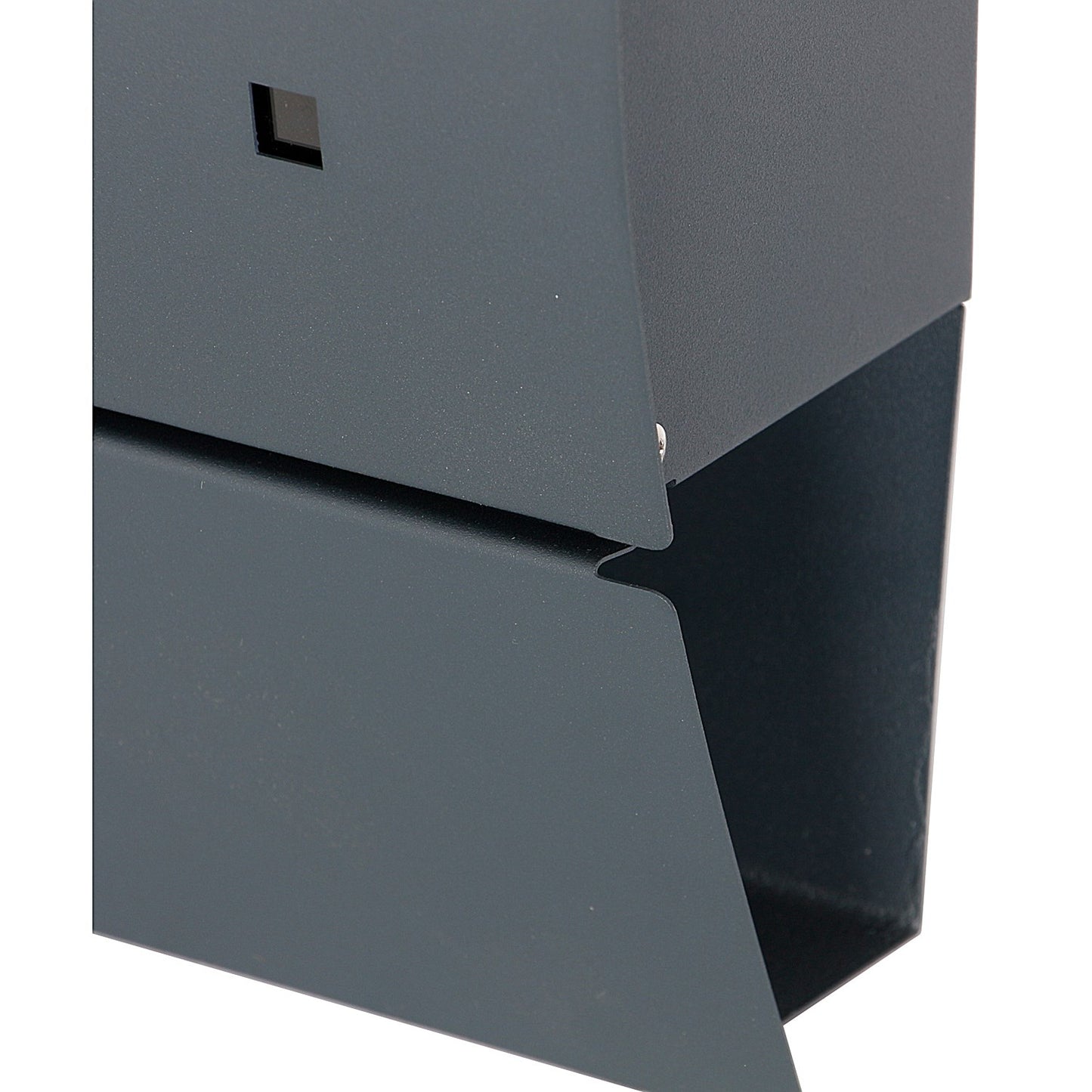 Phoenix Estilo Front Loading Letter Box, Graphite